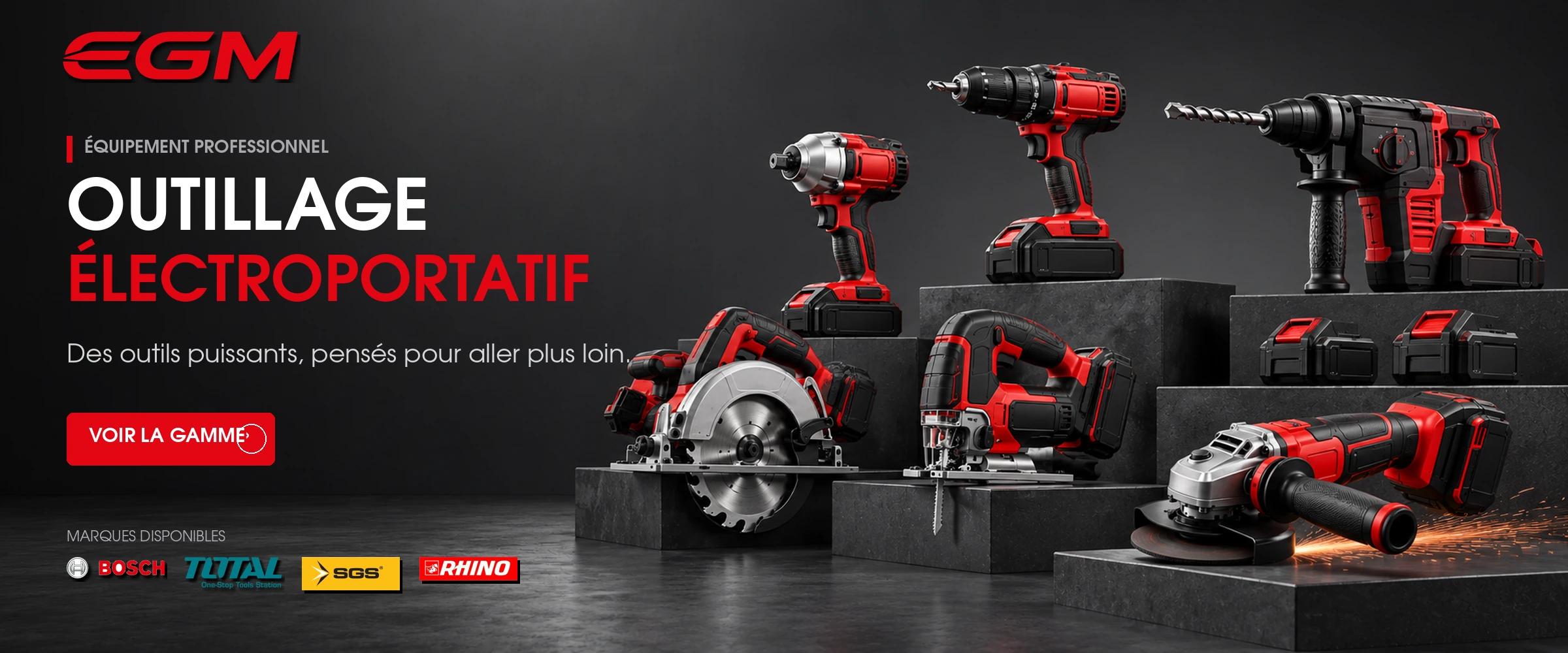 Outillage électroportatif professionnel — des outils puissants, pensés pour aller plus loin