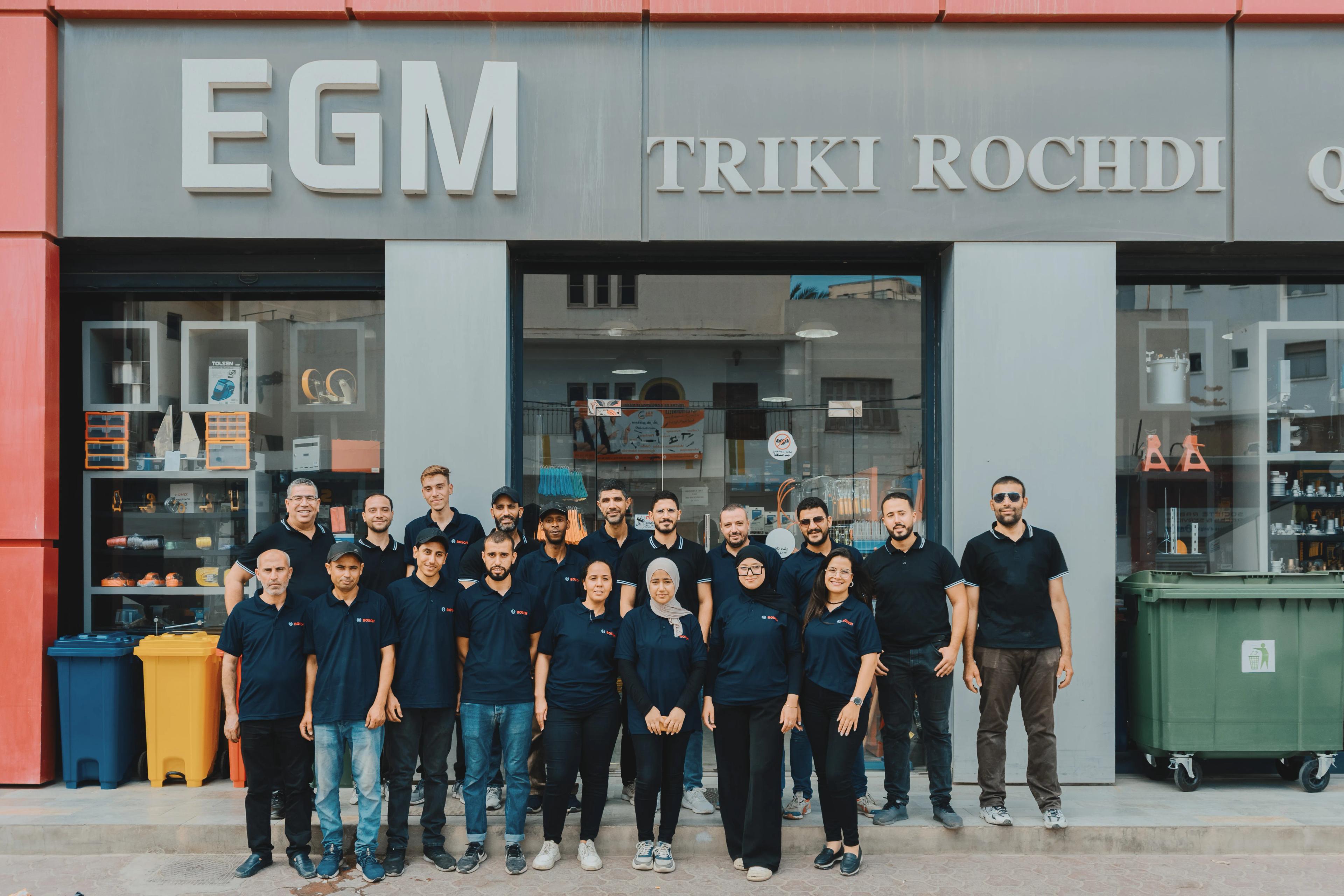 Équipe EGM au travail