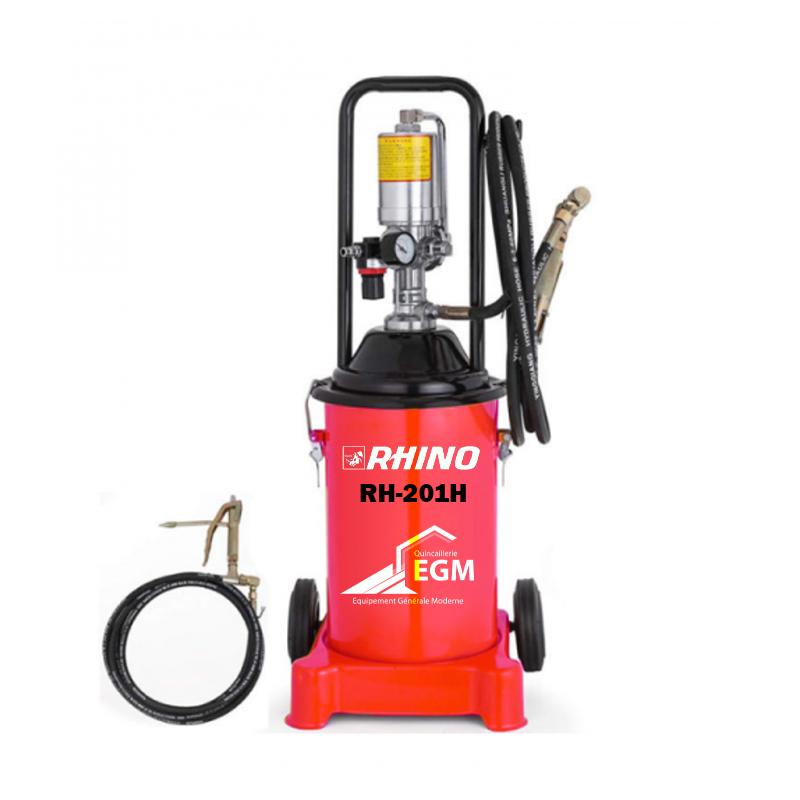 Pompe a graisse pneumatique complet 13 KG RHINO RH-201H