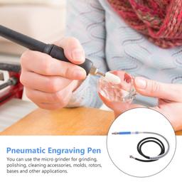 MEULE DROITE FLEXIBLE STYLO PNEUMATIQUE 3.0mm PNEUTREND - Image 2