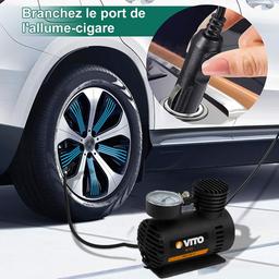 COMPRESSEUR PORTATIF DC12V/MAX 10 BAR/15L/MIN VITO - Image 2