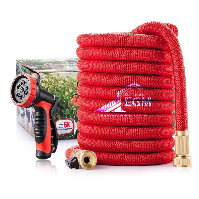 TUYAU EXTENSIBLE MAGIC 5/25 METRE AVEC JET D'EAU