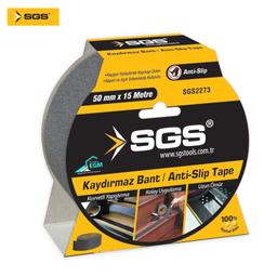 RUBAN ADESIF NOIR ET JAUNE ANTI DERAPANT 50MM DE15M SGS - Image 2