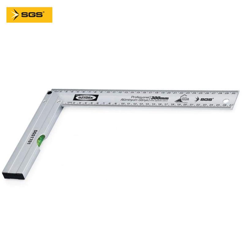 EQUERRE DE MENUISIER AVEC NIVEAU 400 MM SGS