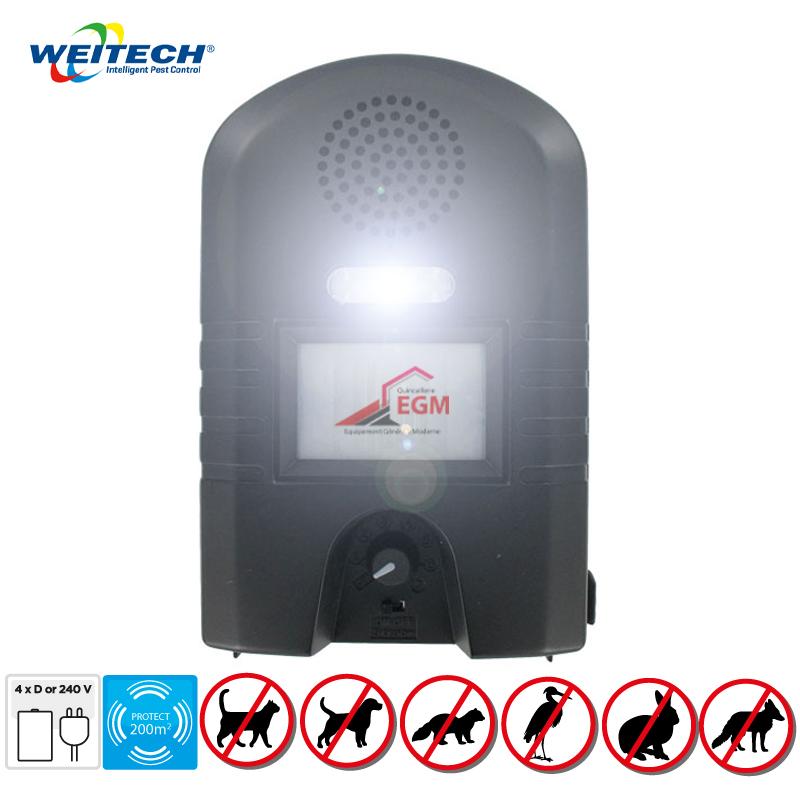 PROTECTEUR JARDIN ULTRASON 200M2 WEITECH