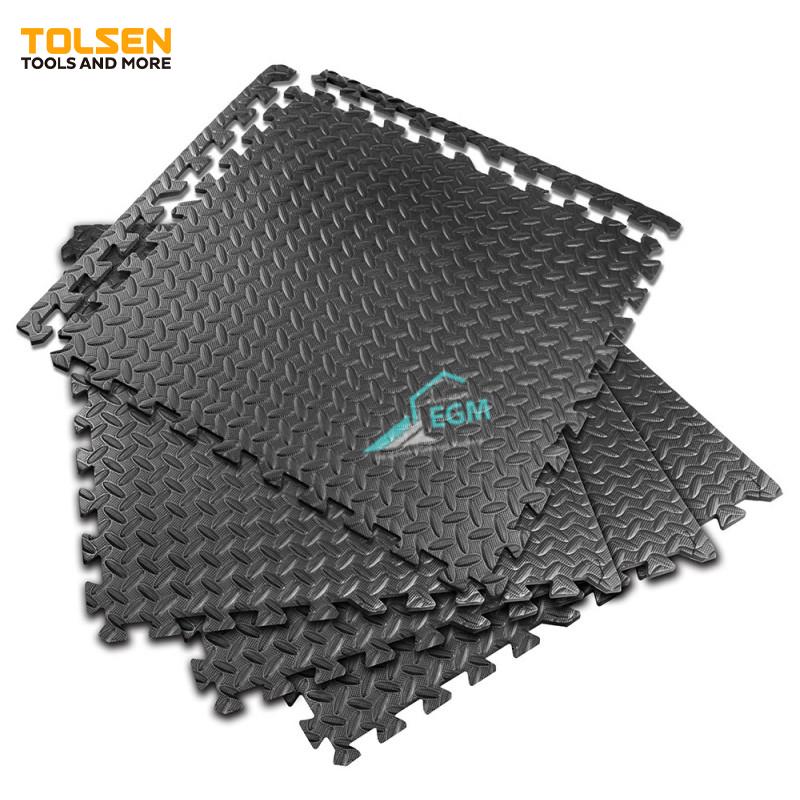 TAPIS DE DOLANTI-FATIGUE EN 4PCS 600X600MM EP 10MM TOLSEN