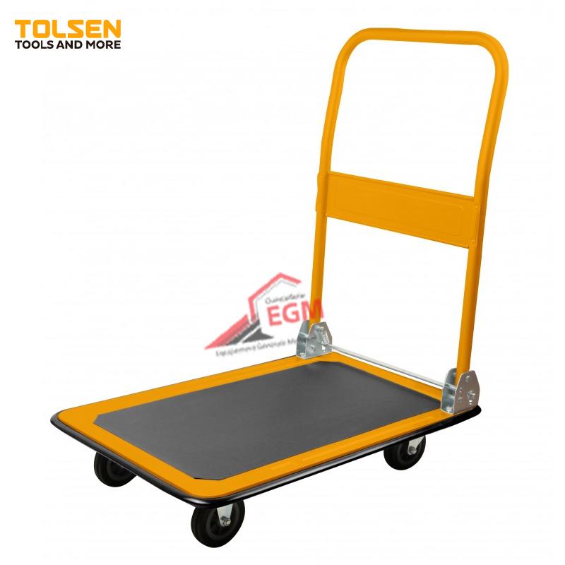 CHARIOT A 4 ROUE PLABLE 900X600X845 MM 300KG TOLSEN