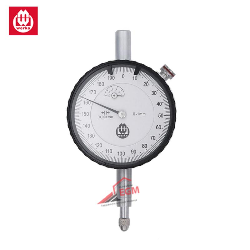 COMPARATEUR A CADRON DE PRECISION 0-1MM 0.01MM D58 WERKA