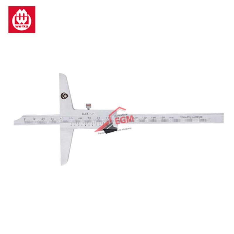 JAUGE DE PROFONDEUR 0-150MMX0.05MM / 100MM WERKA