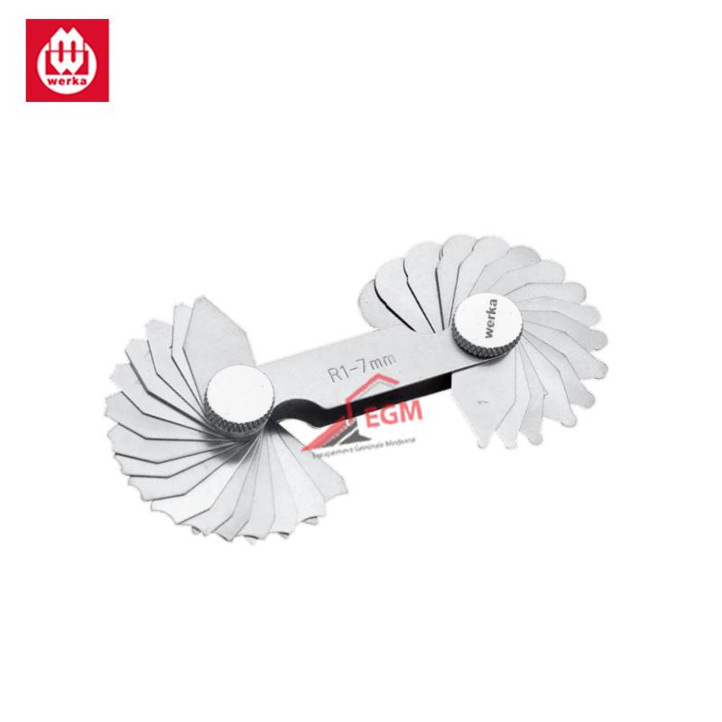 JAUGE DE RAYON 15 LAMES R 15.5-25MM WERKA