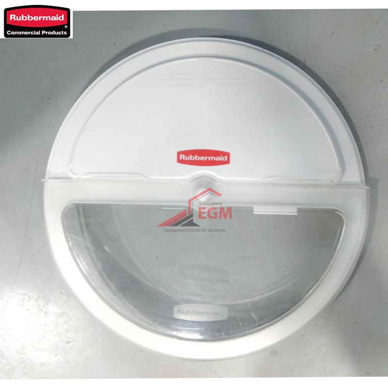 COUVERCLE COULISSANT POUR POUBELLE BRUTE 121L RUBBERMAID