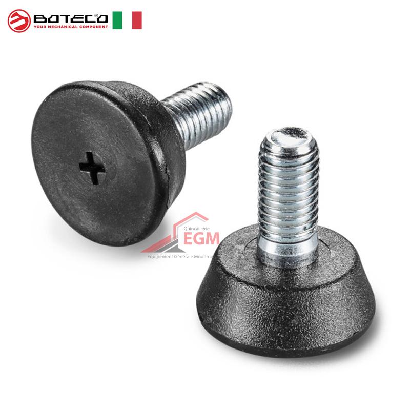 PIED FIXE AVEC PIVOT FILETÉ BOTECO