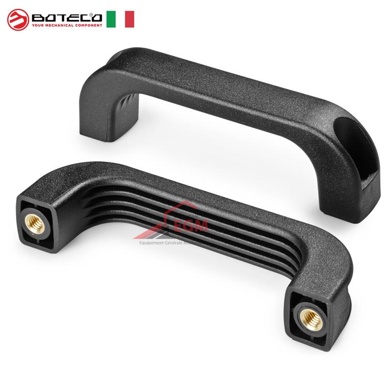 POIGNE FIXE A TROU TARRAUDE NOIR BOTECO