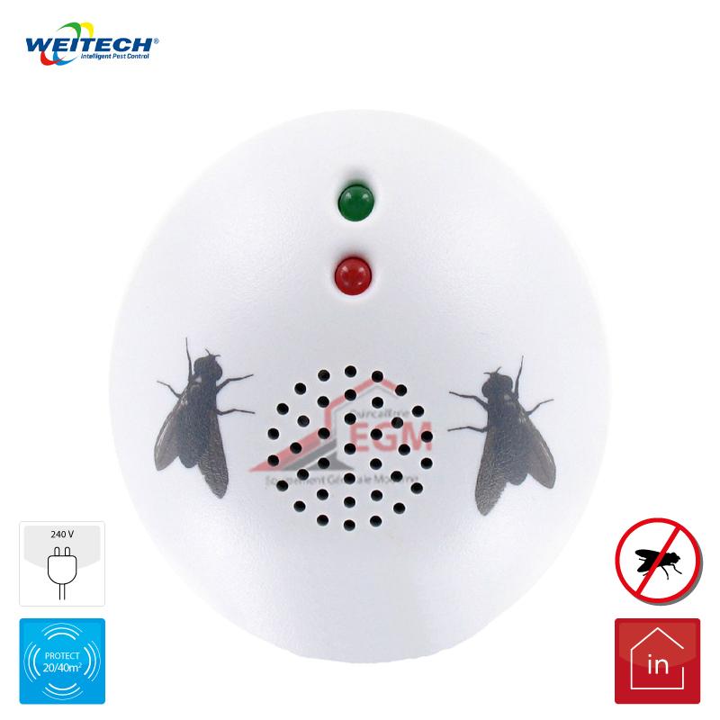 REPULSIF ULTRASONS ANTI MOUCHES ET MOUCHERONS 40M2 WEITECH