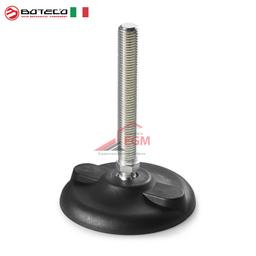 PIED D'APPUI AVEC FIXATION AU SOL, TIGE ARTICULÉE DE TYPE A EN ACIER ET BILLE R15 BOTECO - Image 1