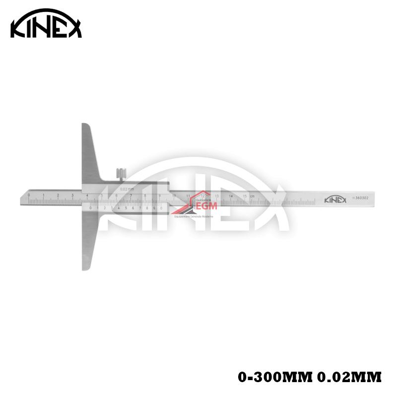 JAUGE DE PROFONDEUR 0-300MM 0.02MM KINEX