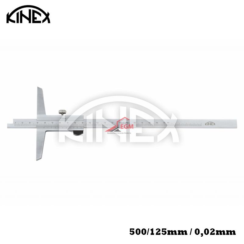 JAUGE DE PROFONDEUR 0-500MM 500/125 0.02 KINEX