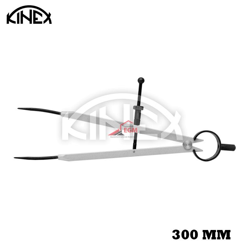COMPAS MECANIQUE A RESSORT 300MM DROIT KINEX