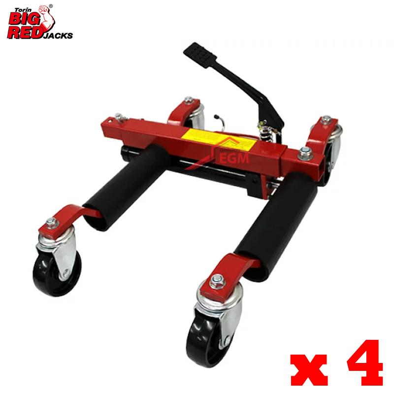 POSITIONNEUR DE VEHICULE HYDRAULIQUE 4 PCS 2720 KG BIG RED