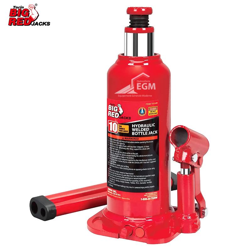 CRIC BOUTEILLE.DE 10T ROUGE BIG RED