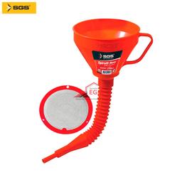 ENTONNOIRE PLASTIQUE 160 MM ROUGE SGS - Image 1