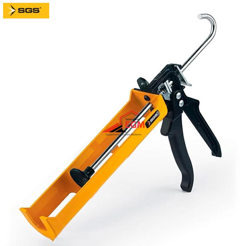 PISTOLET SILICONE EN ALUMINIUM PROFESSIONNEL SGS