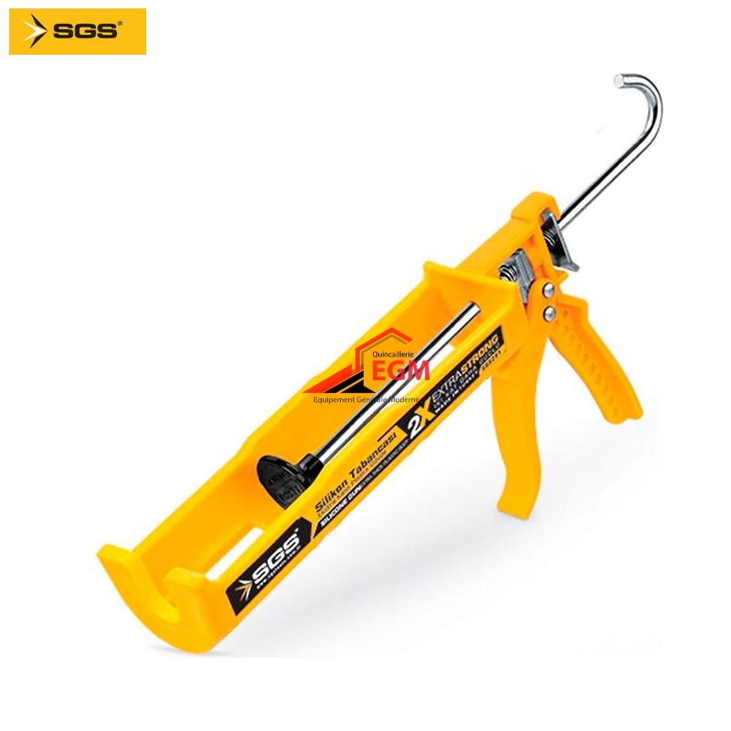 PISTOLET SILICONE EN PLASTIQUE SGS