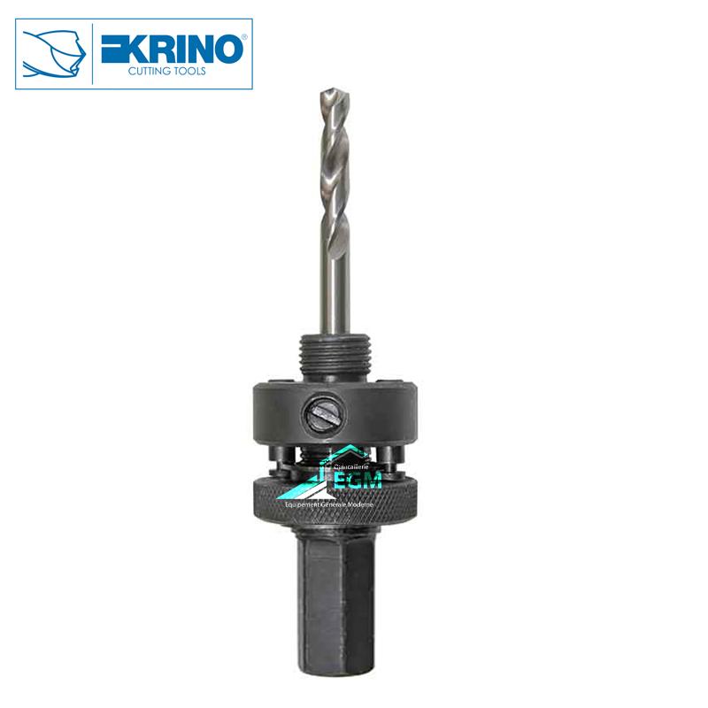 ARBRE POUR SCIE TREPANS BIMETAL HSS, HEX 16 , ø 32 – 210 KRINO