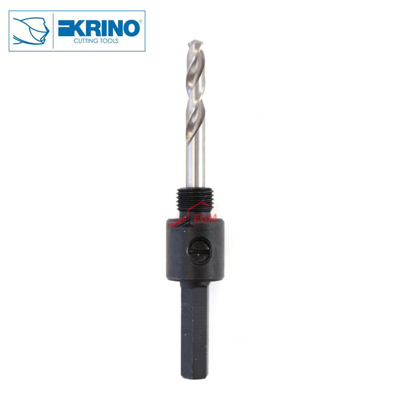 ARBRE POUR SCIE TREPANS BIMETAL HSS, HEX 11 , ø 32 – 210 KRINO