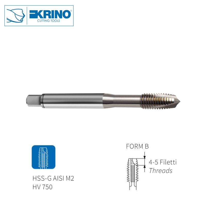 TARAUD MACHINE DROIT HSS-G DIN 371/B KRINO