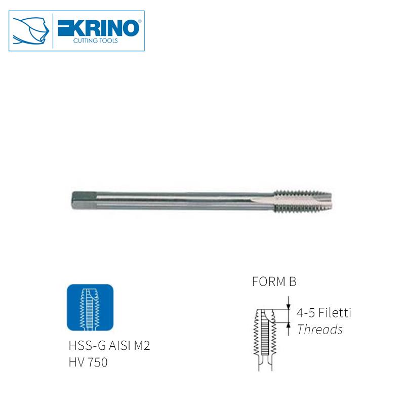 TARAUD MACHINE DROIT ENTRE GUN HSS-G DIN376/B KRINO