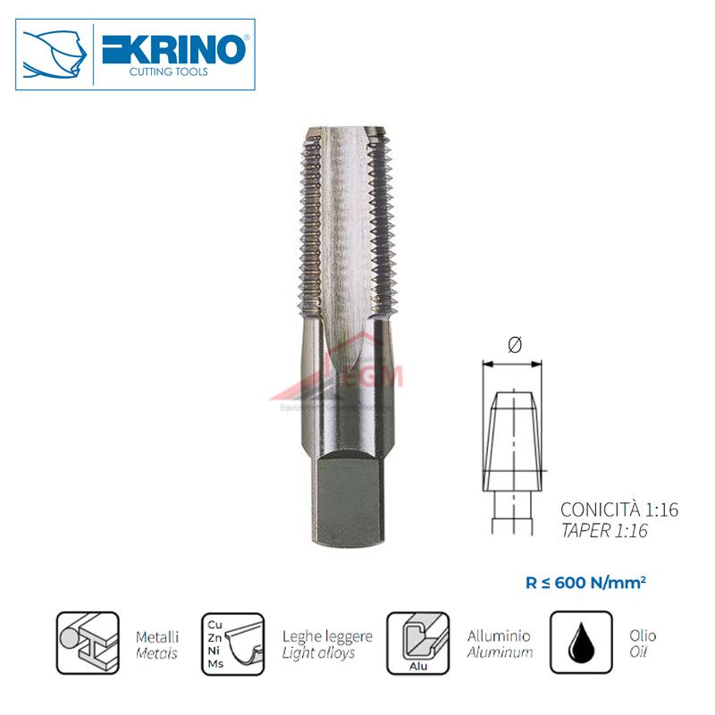 TARAUD CONIQUE ANSI B2.1 C.V NPT KRINO
