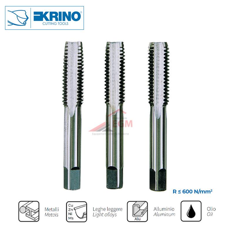 JEU DE 3 TARAUDS ANSI B1.1 UNC C.V KRINO