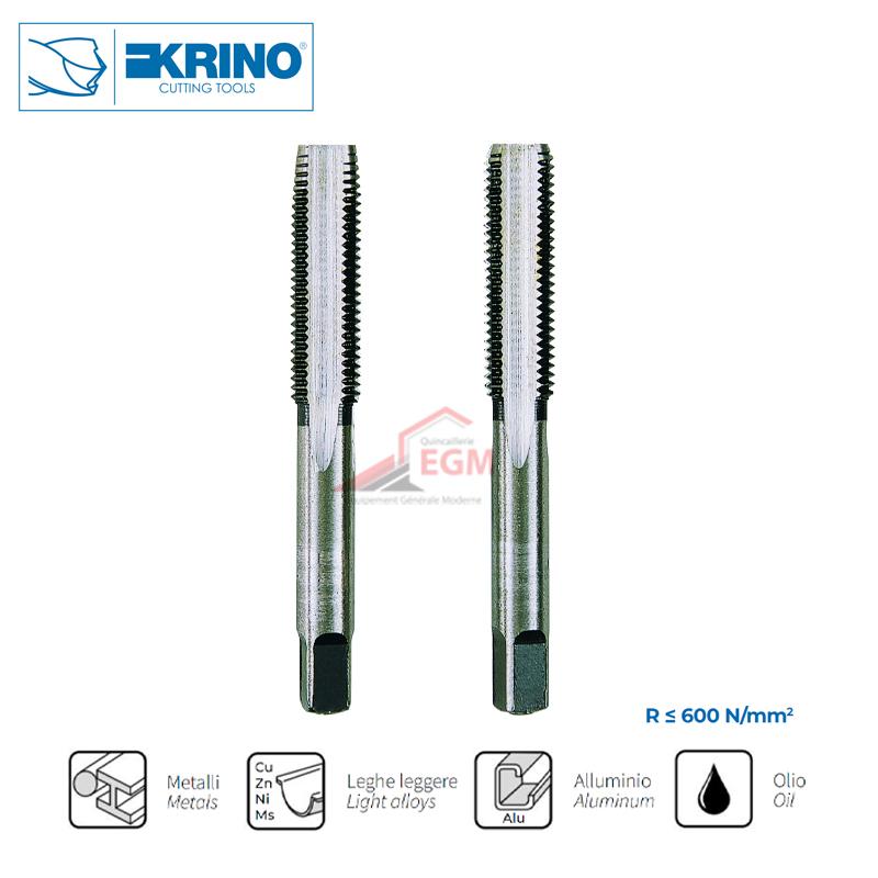 JEU DE 2 TARAUDS ANSI B1.1 UNF C.V KRINO