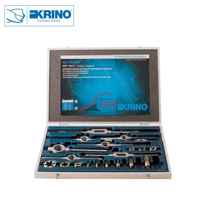 COFFRET TARAUD ET FILIERE NPT 1/8-1'' KRINO