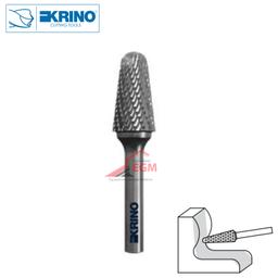 FRAISE ROTATIVE CARBURE HM4 FORME CONIQUE TETE SPHERIQUE KRINO - Image 1