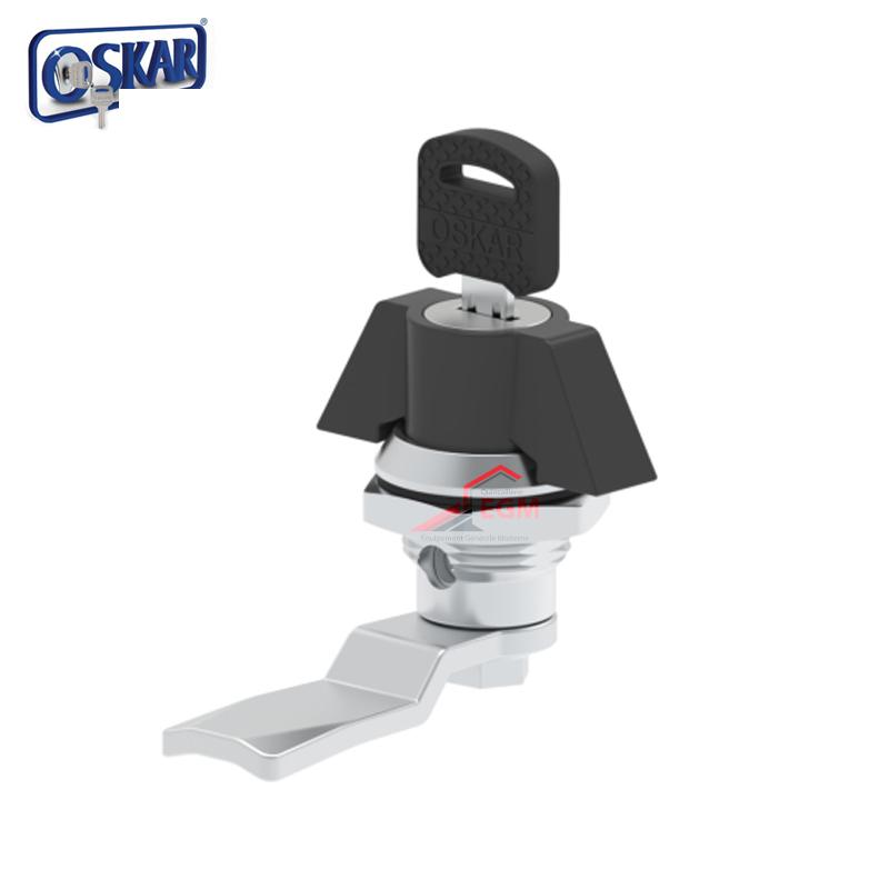 SERRURE ARMOIRE METALIQUE NOIR OSKAR