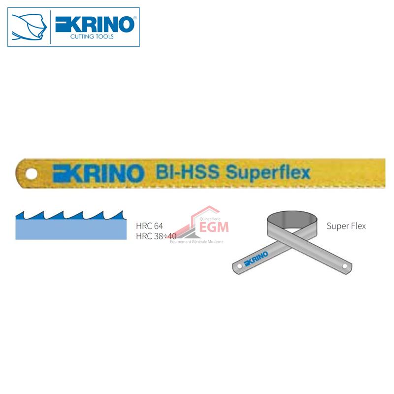LAME SCIE METEAUX BIMETAL BI-HSS SUPERFLEX KRINO