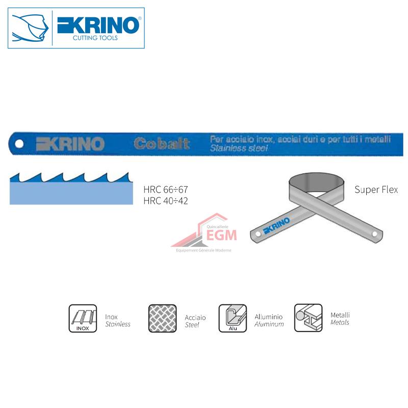 LAME SCIE METEAUX BIMETAL HSS-CO8% SUPERFLEX KRINO