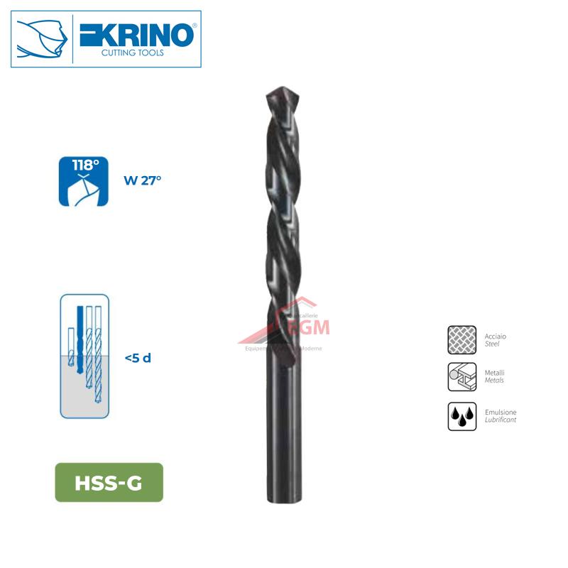 MECHE COUPE GAUCHE HSS-G DIN 338 KRINO