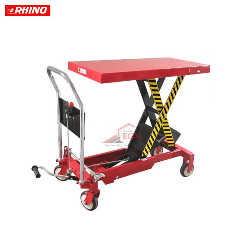 TABLE ELEVATRICE HYDRAULIQUE CISEAUX 1000KG HAUTEUR 1000MM RHINO