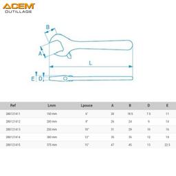 CLE A MOLETTE GRADUEE CR-V ACEM PRO - Image 2