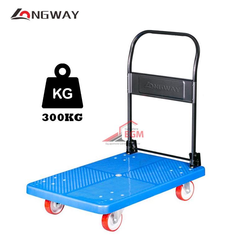 CHARIOT A 4 ROUE LWT-6300-125 300KG