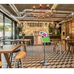 Panneau de menu flexible LED - Porte-menu éclairé par LED. - Image 2