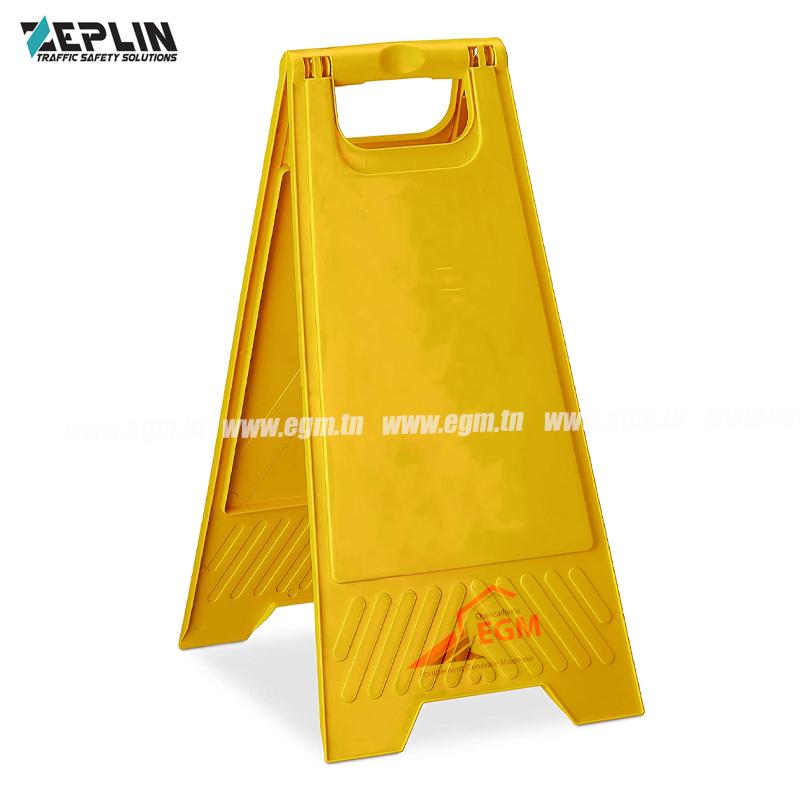 PANNEAU AVERTISSEMENT VIDE EN PPC ZEPLIN