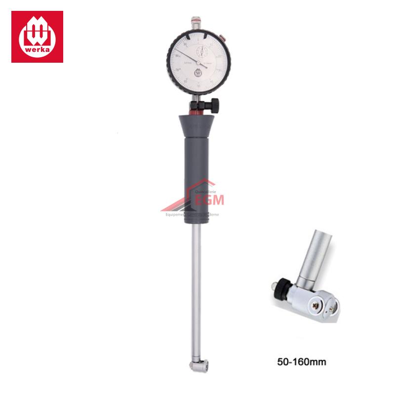 VERIFICATEUR D'ALESAGE A MONTRE COMPARATEUR 50-160 0.01mm WERKA