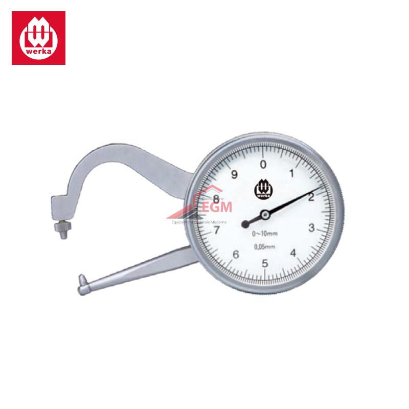 COMPARATEUR EPAISSEUR 0-10MM 0.01MM WERKA