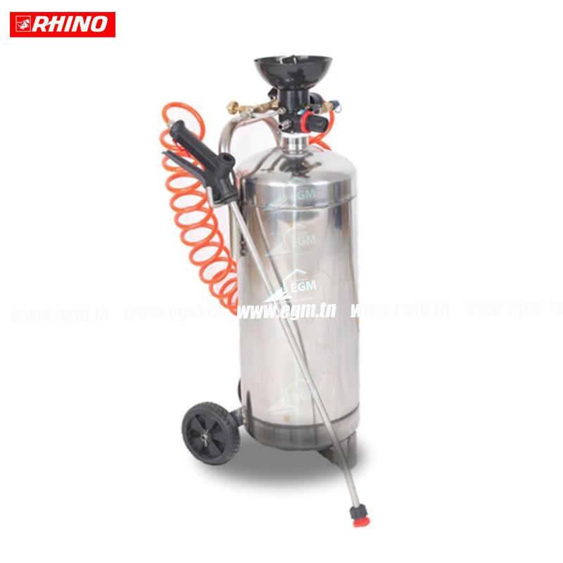 POMPE A MOUSSE SHAMPOUINEUSE 20L EN INOX RHINO