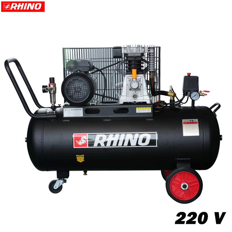 COMPRESSEUR D'AIR 200L 4.0HP DOUBLE PISTON 220V RHINO