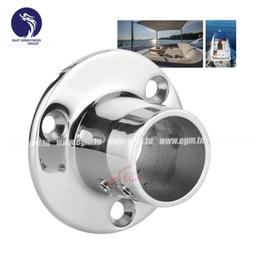 PIED DE CHANDELIER A PLATINE RONDE EN INOX AISI 316 D25 MM-90° EAST - Image 2